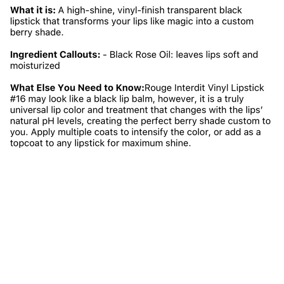 Brand New GIVENCHY Rouge Interdit Vinyl Lipstick - Picture 8 of 11